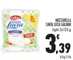 Conad Mozzarella santa lucia GALBANI offerta