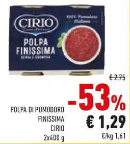 Conad Polpa di pomodoro finissima CIRIO offerta