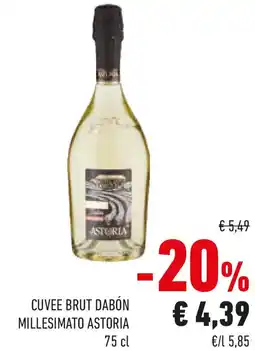Conad Cuvee brut dabón millesimato ASTORIA offerta