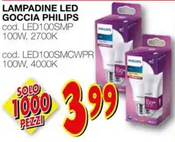 Mondo Brico Lampadine LED goccia PHILIPS offerta