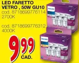 Mondo Brico LED faretto vetro 50W GU10 offerta