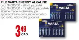Mondo Brico Pile varta energy alkaline offerta