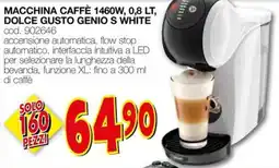 Mondo Brico Macchina caffè 1460W, dolce gusto genio s white offerta