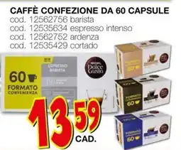 Mondo Brico Caffè confezione da 60 capsule offerta