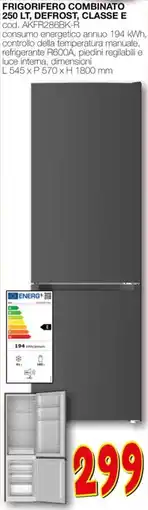Mondo Brico Frigorifero combinato defrost, classe e offerta