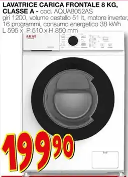 Mondo Brico Lavatrice carica frontale classe offerta