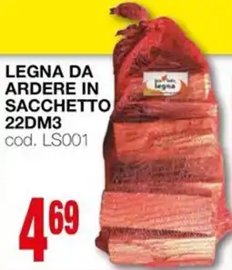 Mondo Brico Legna da ardere in sacchetto 22DM3 offerta