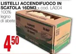 Mondo Brico Listelli accendifuoco in scatola 16DM3 offerta