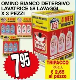 Mondo Brico Omino bianco detersivo lavatrice offerta