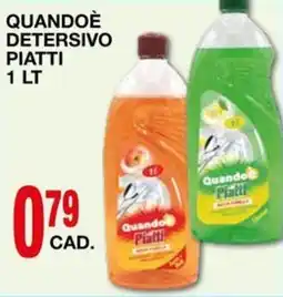 Mondo Brico Quandoè detersivo piatti offerta