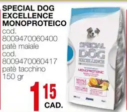 Mondo Brico Special dog excellence monoproteico offerta