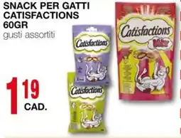 Mondo Brico Snack per gatti CATISFACTIONS offerta