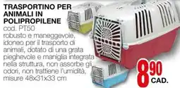 Mondo Brico Trasportino per animali in polipropilene offerta