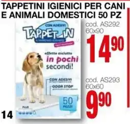 Mondo Brico Tappetini igienici per cani e animali domestici 50 pz offerta