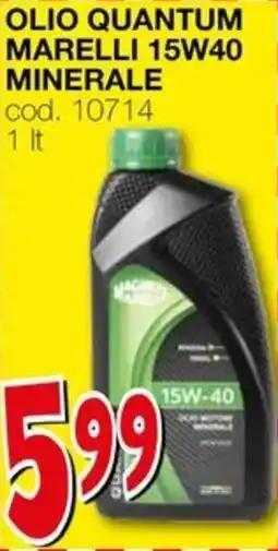 Mondo Brico Olio quantum marelli 15W40 minerale offerta