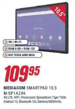 Trony MEDIACOM SMARTPAD 10,5 M-SP1AZ46 offerta