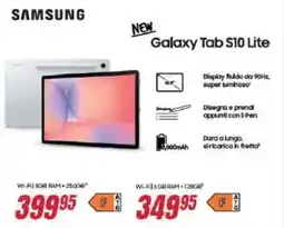 Trony SAMSUNG Galaxy Tab S10 Lite offerta