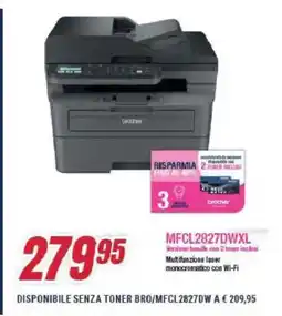 Trony brother MFCL2827DWXL offerta