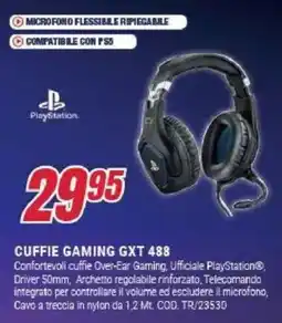 Trony GAMINGXTrust. CUFFIE GAMING GXT 488 offerta
