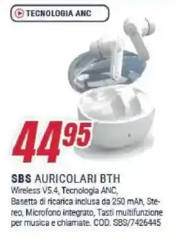 Trony SBS auricolari bth wireless v5.4 offerta
