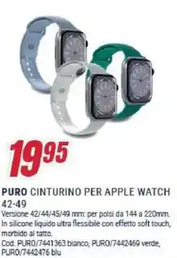 Trony Puro cinturino per apple watch puro cinturino per apple watch 42-49 offerta