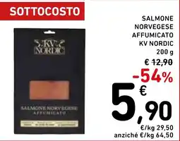Spazio Conad Salmone norvegese affumicato KV NORDIC offerta