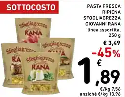 Spazio Conad Pasta fresca ripiena sfogliagrezza giovanni RANA offerta
