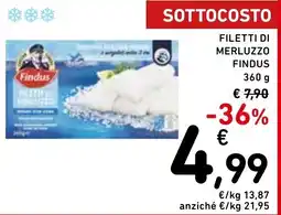 Spazio Conad Filetti di merluzzo FINDUS offerta