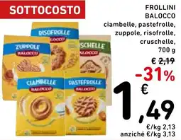 Spazio Conad Frollini BALOCCO offerta