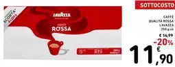 Spazio Conad Caffè qualità rossa LAVAZZA offerta