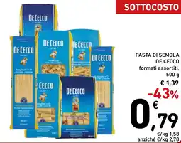 Spazio Conad Pasta di semola DE CECCO offerta