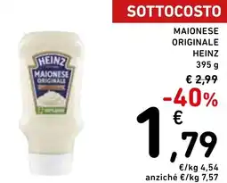 Spazio Conad Maionese originale HEINZ offerta