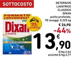 Spazio Conad Detersivo lavatrice classico DIXAN offerta