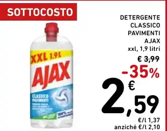 Spazio Conad Detergente classico pavimenti AJAX offerta