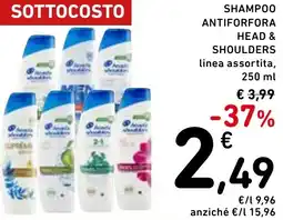 Spazio Conad Shampoo antiforfora HEAD & SHOULDERS offerta