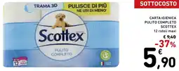 Spazio Conad Carta igienica pulito completo SCOTTEX offerta