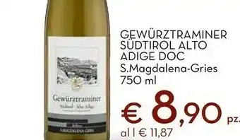 Conad Superstore St. magdalena gries - gewürztraminer 750 g(ml) offerta