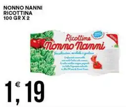 Vantaggio Cash&Carry Nonno nanni ricottina offerta