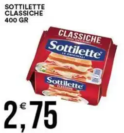 Vantaggio Cash&Carry Sottilette classiche offerta
