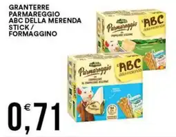 Vantaggio Cash&Carry Granterre parmareggio ABC della merenda stick/ formaggino offerta