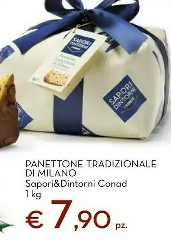 Conad Superstore Conad - panettone tradizionale di milano sapori & dintorni 1000 g offerta