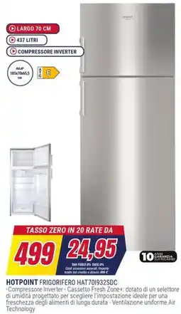 Trony HOTPOINT FRIGORIFERO HAT701932SDC offerta
