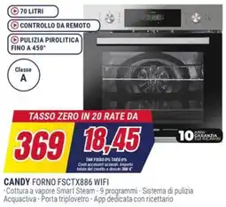 Trony CANDY FORNO FSCTX886 WIFI offerta