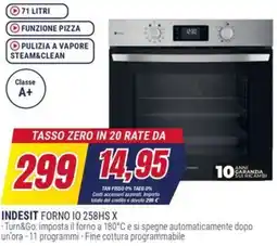 Trony INDESIT FORNO IO 258HS X offerta