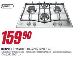 Trony HOTPOINT PIANO COTTURA PCN 642 IX/HAR offerta