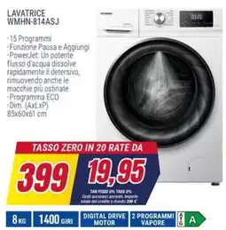 Trony HYUNDAI LAVATRICE WMHN-814ASJ offerta