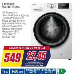 Trony HYUNDAI LAVATRICE WMHN-1214ASJ offerta