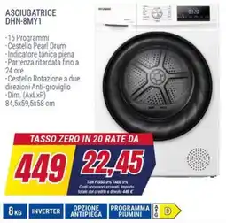 Trony HYUNDAI ASCIUGATRICE DHN-8MY1 offerta