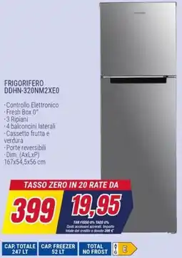Trony HYUNDAI FRIGORIFERO DDHN-320NM2XE0 offerta