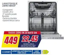 Trony HYUNDAI LAVASTOVIGLIE LMHN-14BI3CP offerta